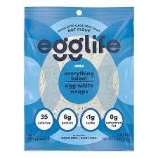 Egglife Everything Bagel Egg White Wraps 6 count - 6 oz
