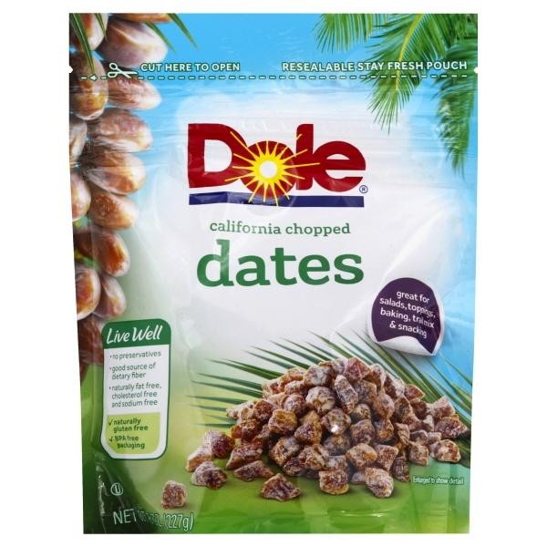 Dole California Chopped Dates - 8 Oz