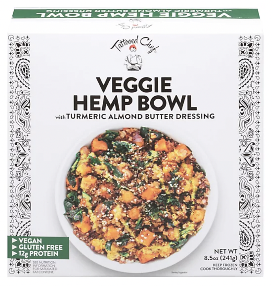 Tattooed Chef Veggie Hemp Bowl Vegan Gluten Free - 8.5 oz