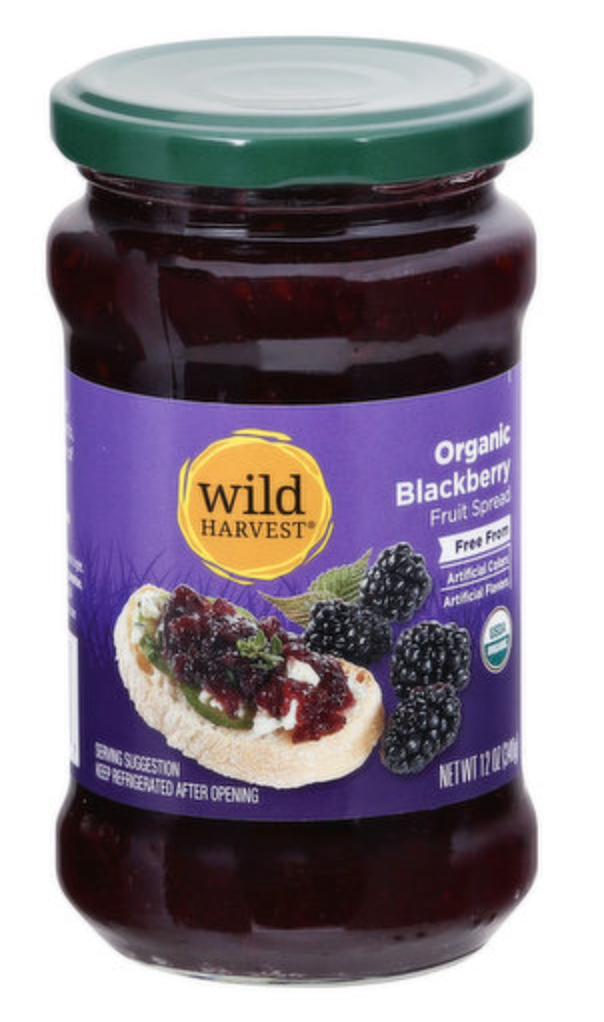 Wild Harvest Organic Blackberry Fruit Spread - 12 Oz