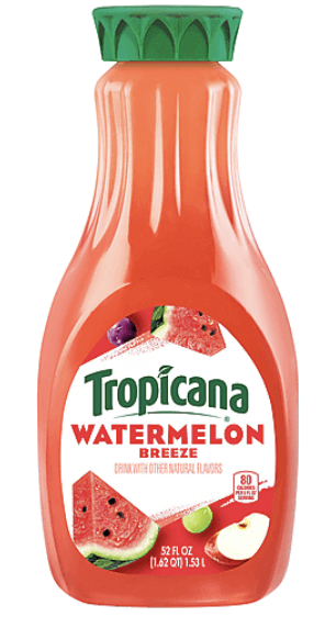 Tropicana Watermelon Breeze Drink - 52 Fl Oz