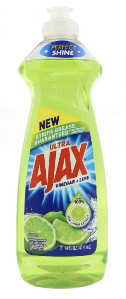 Ajax Ultra Super Degreaser Lime Dish Liquid Soap - 14 Fl Oz