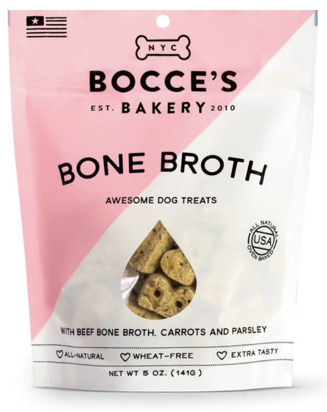 Bocce's Bakery Dog Treats Bone Broth Recipe - 6 Oz