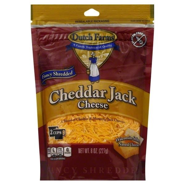 Dutch Farms Fancy Shredded Cheddar Jack Cheese - 8 oz