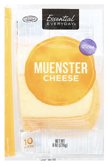 Essential Everyday Muenster Cheese Slices 10 CT - 8 oz