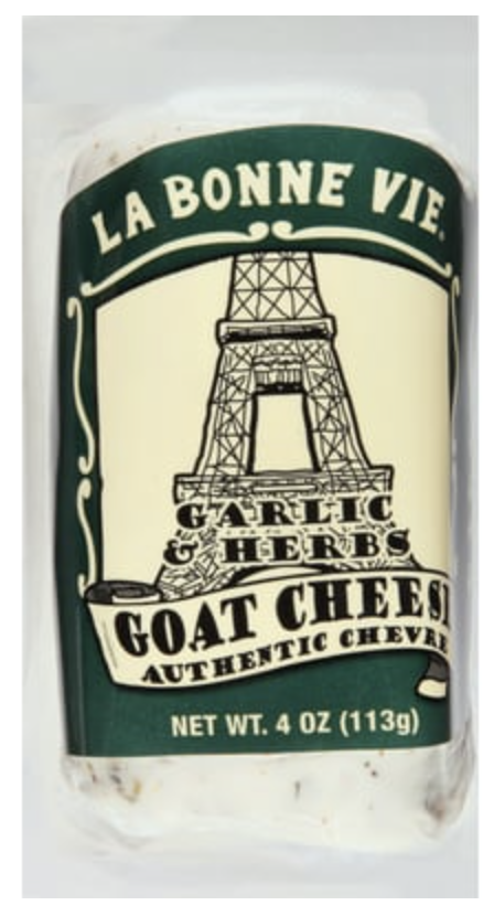 La Bonne Vie Garlic & Herb Goat Cheese - 4 oz