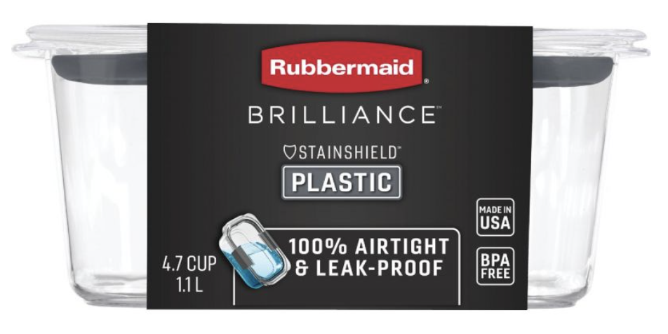 Rubbermaid Brilliance Plastic 4.7 Cup