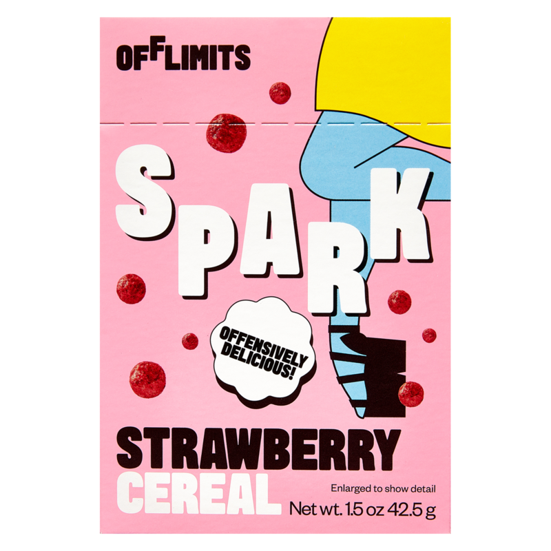 Off Limits Spark Gluten Free  Strawberry Cereal- 1.5 Oz
