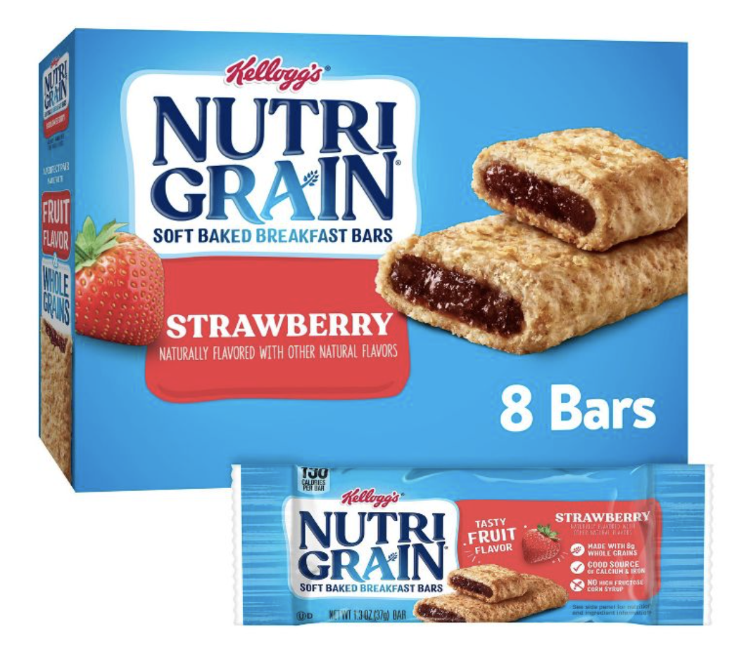Nutri-Grain Soft Baked Breakfast Bars Strawberry 8ct - 10.4 Oz