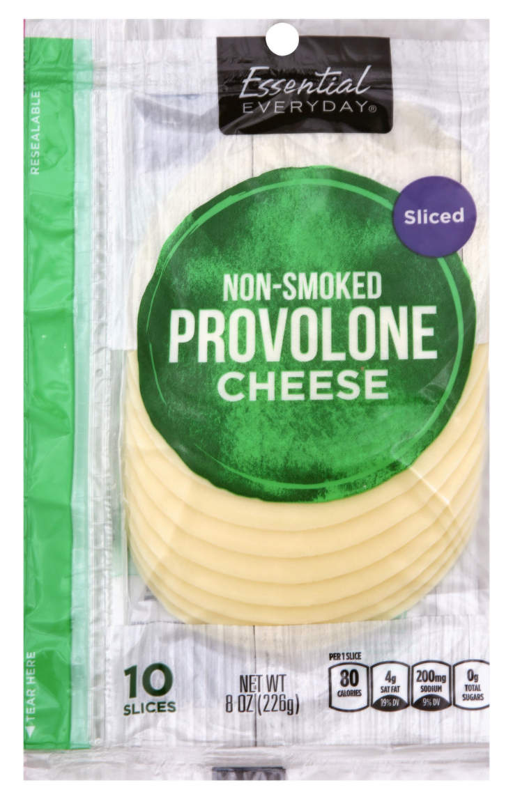 Essential Everyday Provolone Cheese Slices 10 CT - 8 oz