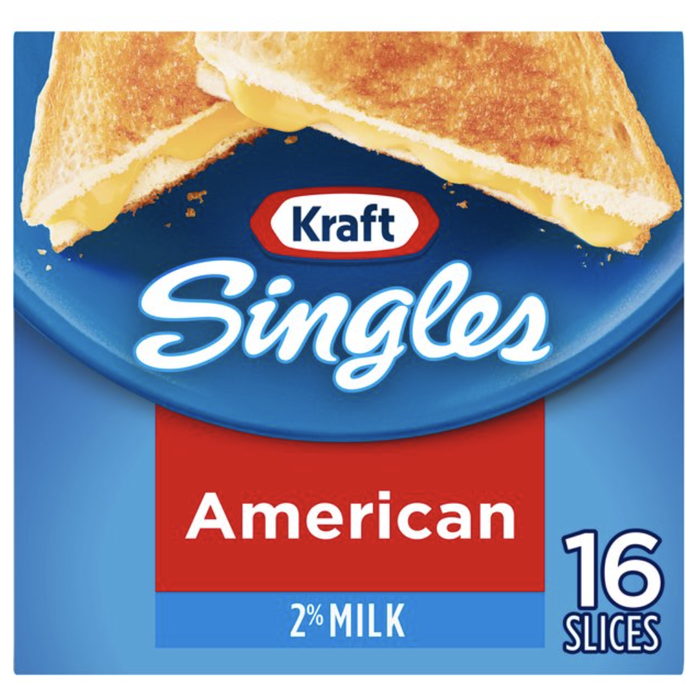 Kraft Singles 2% Milk Reduced Fat American Cheese 16 Slices - 7 oz