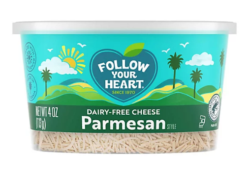 Follow Your Heart Dairy Free Vegan Parmesan Style Cheese - 4 Oz