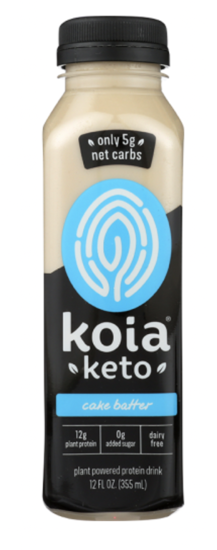 Koia Keto Cake Batter Dairy Free Gluten Free Vegan - 12 Fl Oz