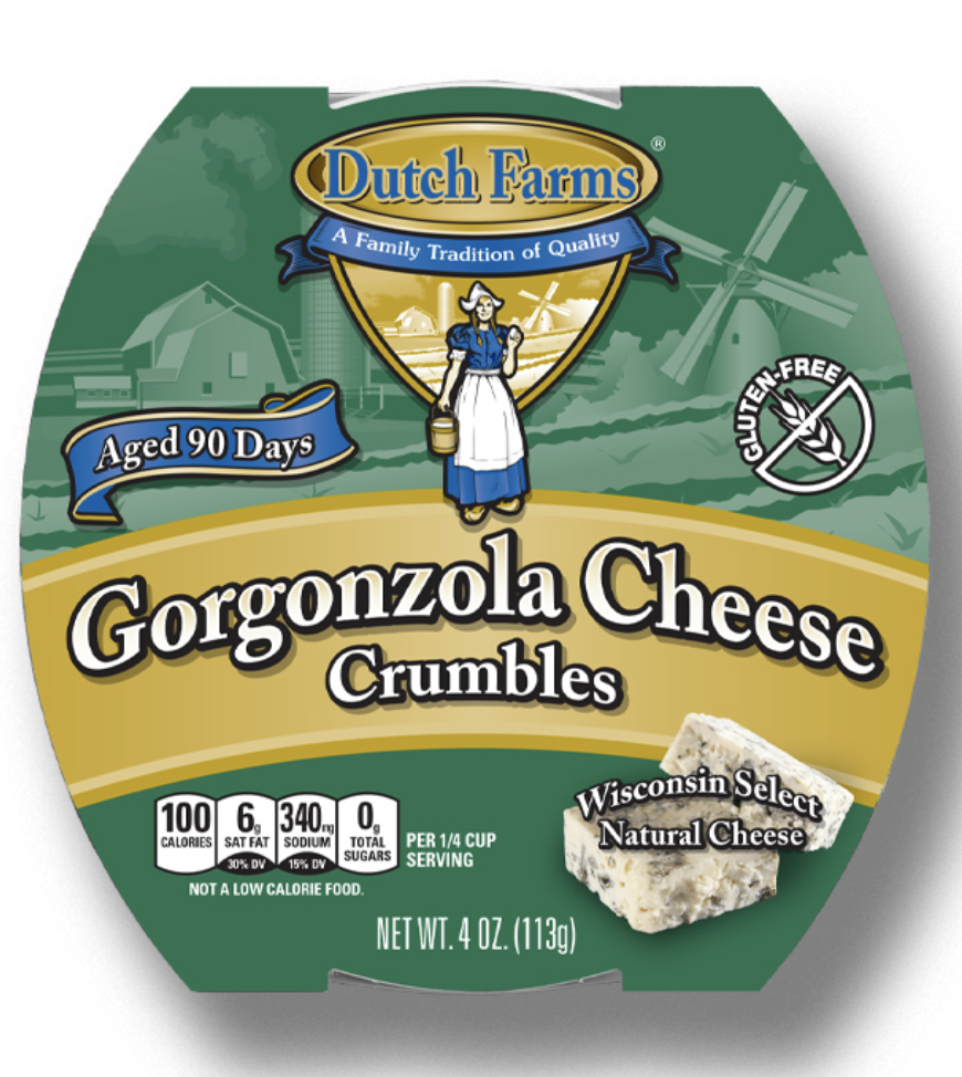 Dutch Farms Gorgonzola Cheese Crumbles - 4 oz