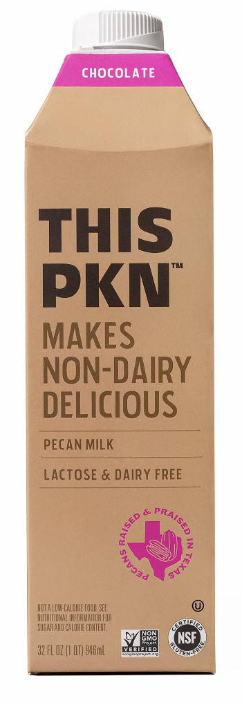 THIS PKN Non-Dairy Pecan Milk, Chocolate - 32 Fl Oz