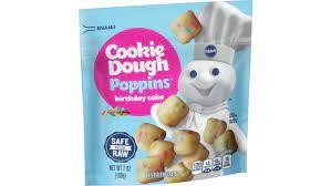 Pillsbury Birthday Cake Cookie Dough Poppins - 7 oz
