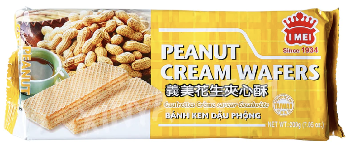 I Mei Peanut Cream Wafers - 7.05 Oz