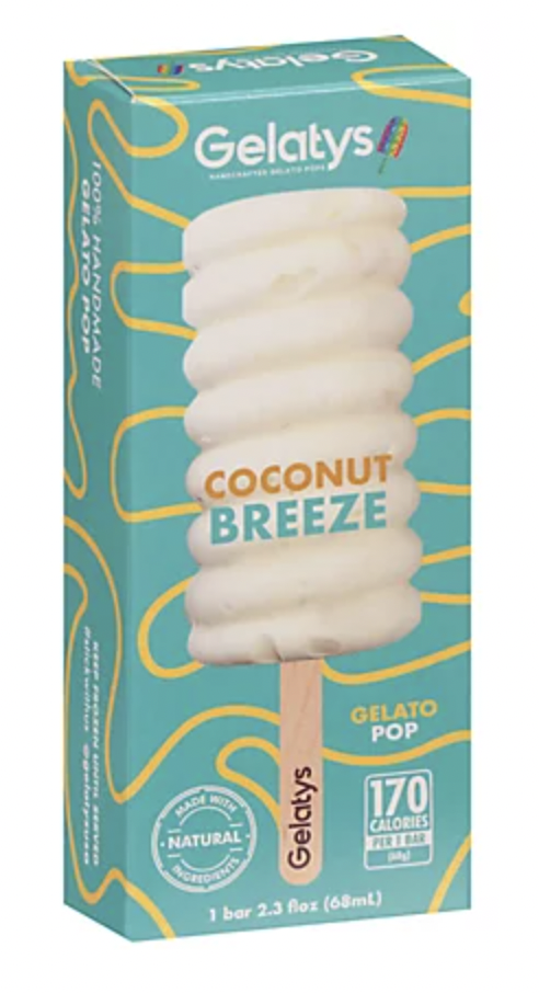 Gelatys Coconut Breeze Gelato Pop Natural - 2.6 fl oz