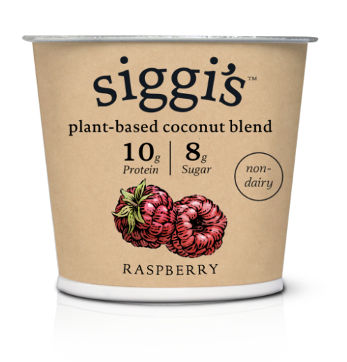 Siggi's Plant Based Coconut Blend Non Dairy Yogurt, Raspberry - 5.3 Oz