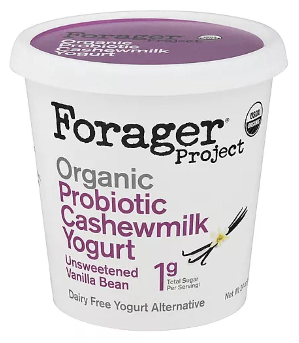Forager Project Organic Yogurt Alternative Cashewmilk Dairy Free, Unsweetened Vanilla Bean - 24 Oz