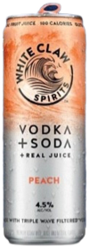White Claw Vodka Soda, Peach - 12 Oz Can
