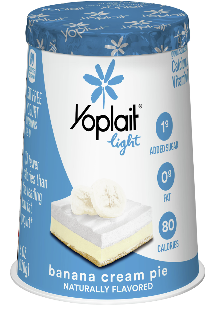 Yoplait Light Yogurt, Banana Creme Pie - 6 Oz