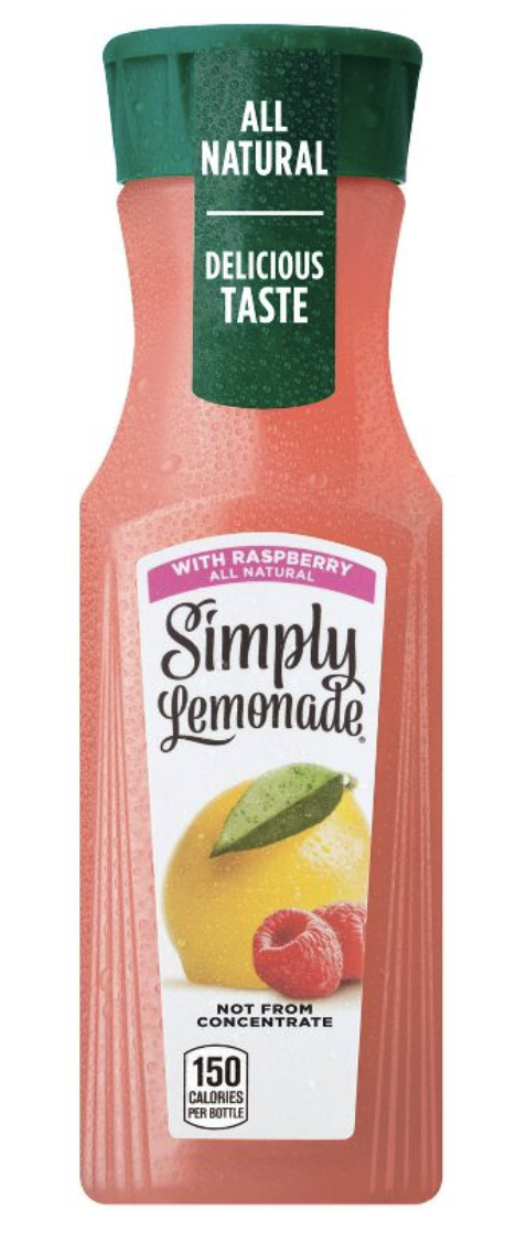 Simply All Natural Lemonade with Raspberry - 11.5 Fl Oz