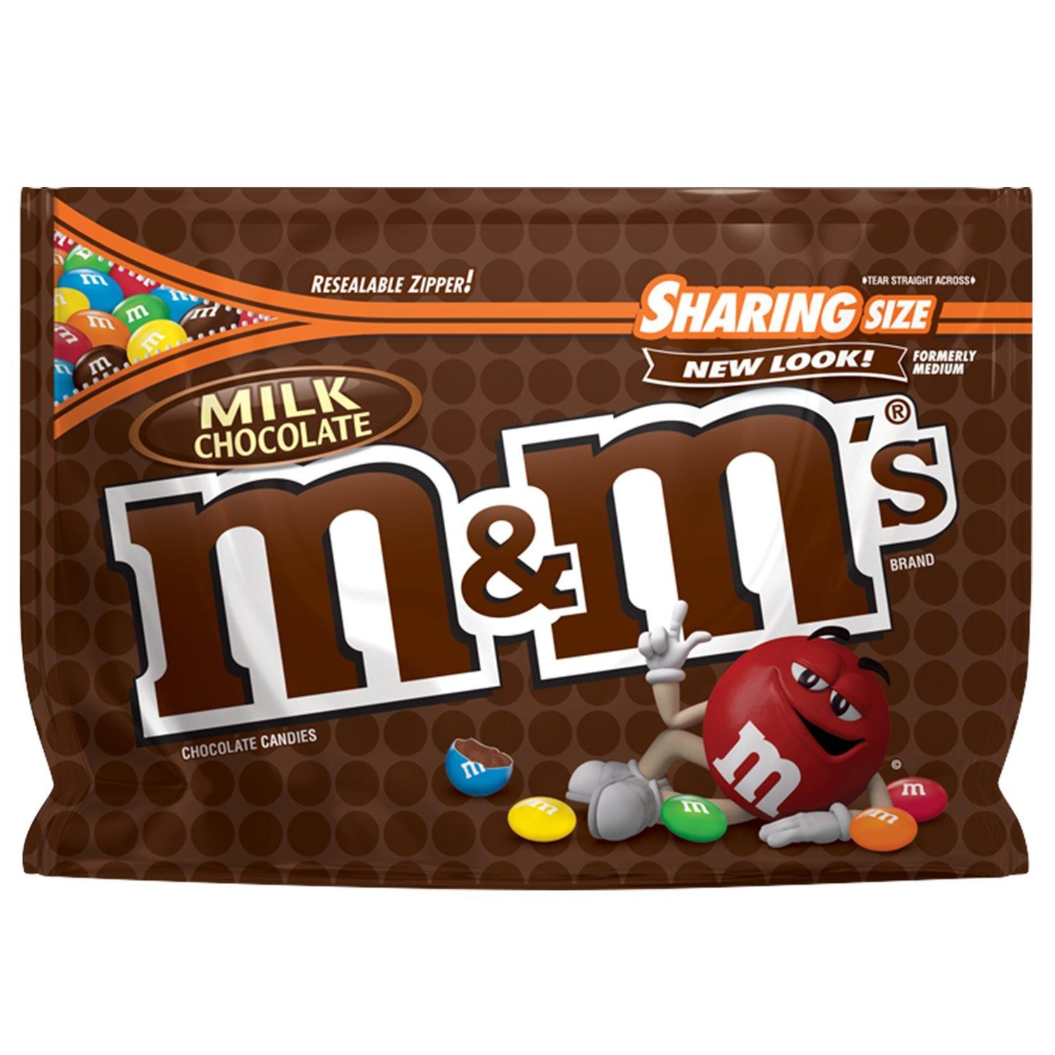 M&M's Chocolate Candies Milk Chocolate - 10.7 Oz