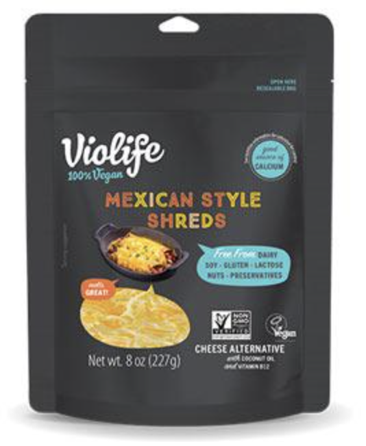 Violife Vegan Cheese Mexican Style Shreds - 8 Oz