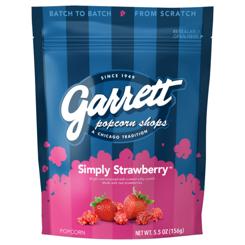 Garrett Popcorn Shops Simple Strawberry Popcorn - 5.5 Oz