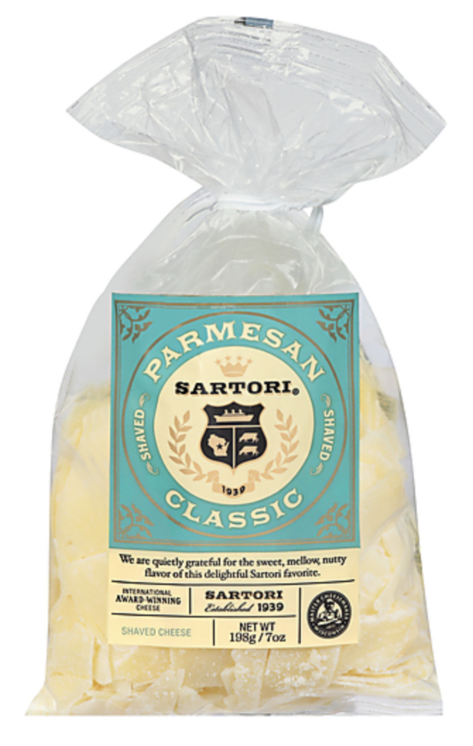 Sartori Classic Parmesan Shaved - 7 Oz