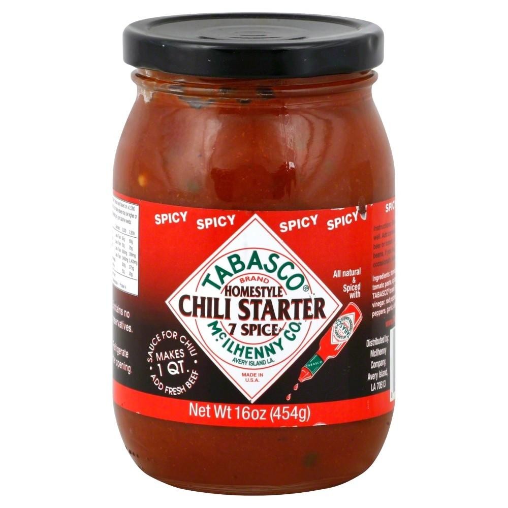 Tabasco Homestyle Seven Spice Chili Spicy Chili Starter - 16oz