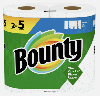 Bounty Select-a-Size Double-Roll Paper Towels - 2 Count