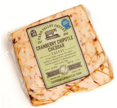 Carr Valley Cranberry Chipotle Cheddar - 5 oz