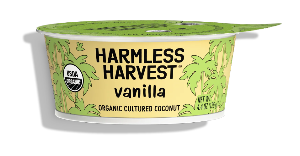 Harmless Harvest Organic Dairy Free Coconut Yogurt, Vanilla - 4.4 Fl Oz