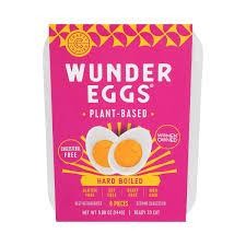 Wunder Eggs Plant Based Hard Boiled Eggs - 6 Ct