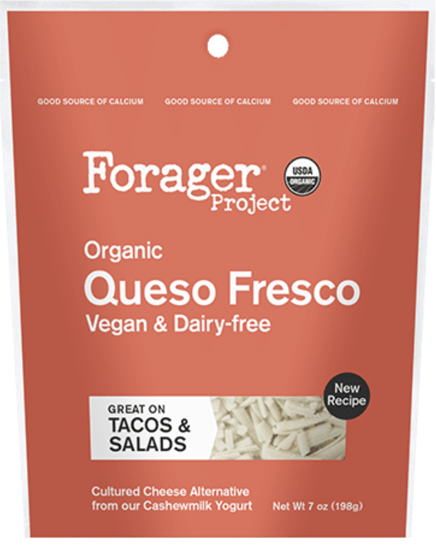 Forager Project Organic Queso Fresco Vegan Dairy Free Kosher - 7 Oz