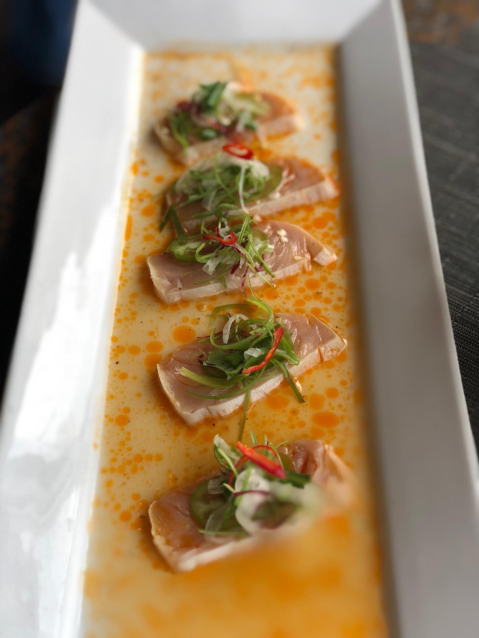 chili albacore sashimi