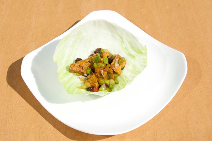 tofu lettuce wrap