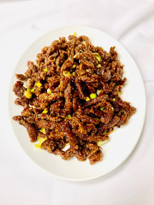 crispy shredded beef