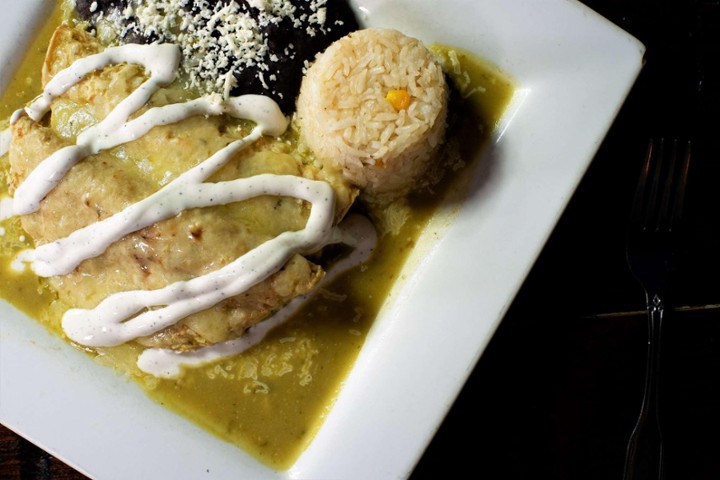 Enchiladas Verdes