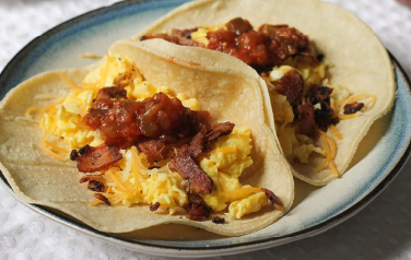 Bacon, Egg & Cheese Tacos