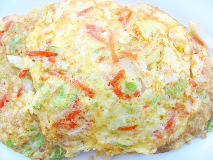 Vegetable Egg Fu Yong