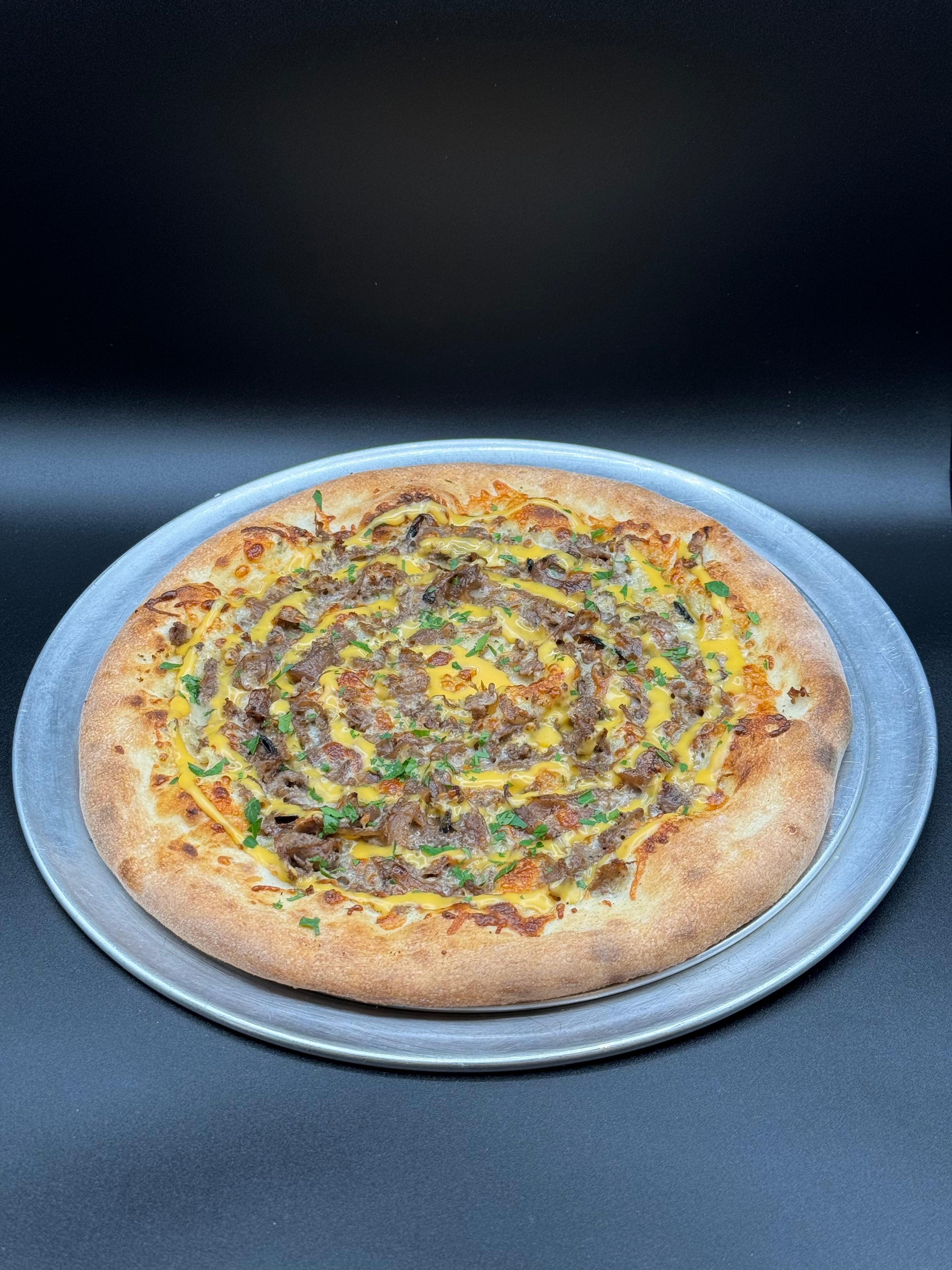 Philly Cheesesteak Pizza 16"