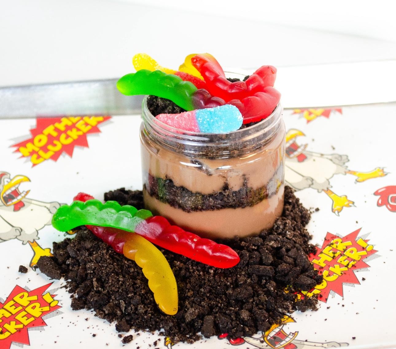 Dirt & Worms Puddin' Cup