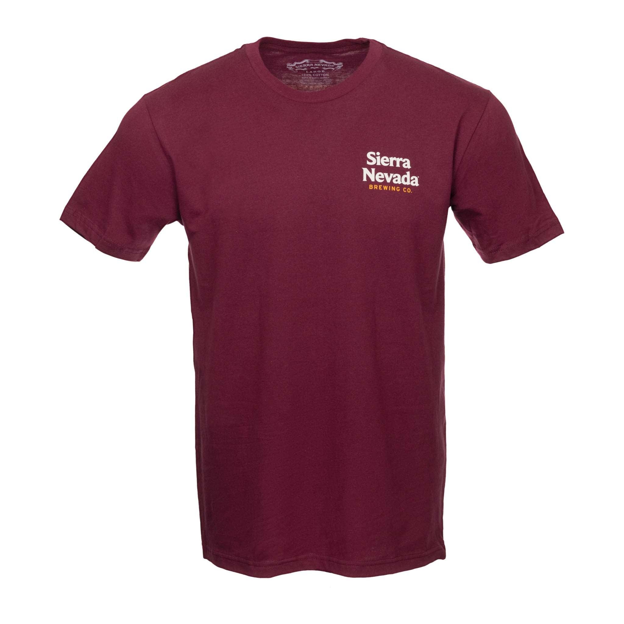Trail Maroon T-Shirt - L