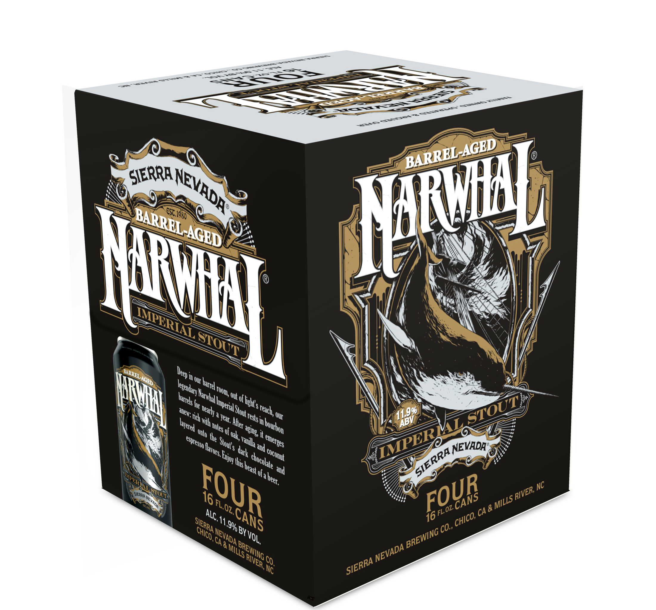Barrel Aged Narwhal - 4 Pack