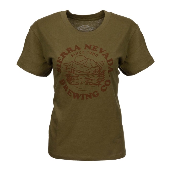 Mountain Circle T-Shirt Olive Branch Women's - XL