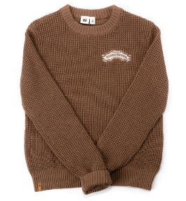 Tentree Highline Crew Sweater Brown - XL
