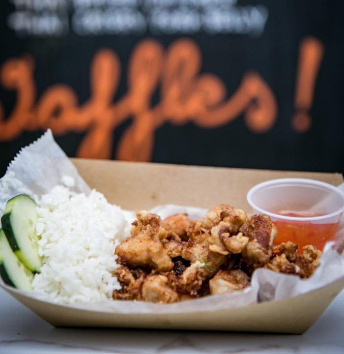 Thai Chicken Bites over Rice